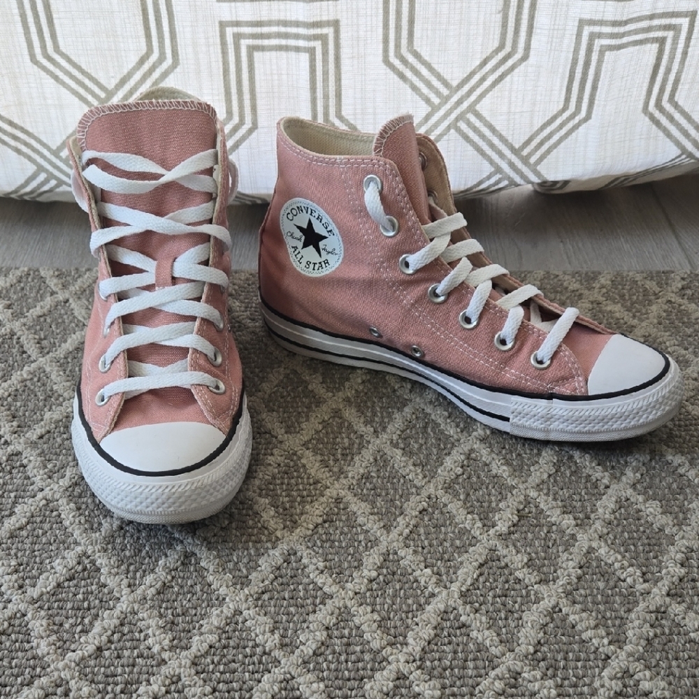 Converse All Star Pink Canvas Sneakers